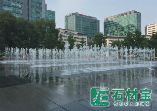 广场旱喷