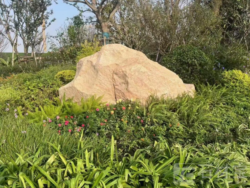 锈石，黄金麻景石造景