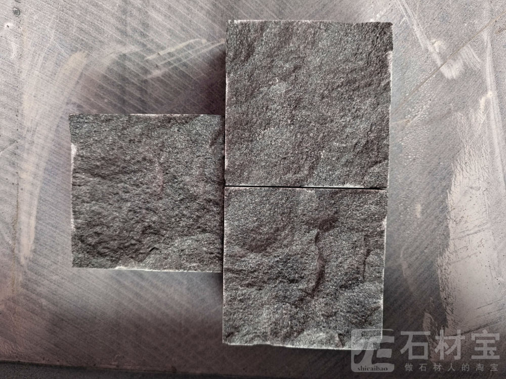 西昌黑自然面马蹄石