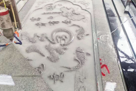 芝麻白浮雕