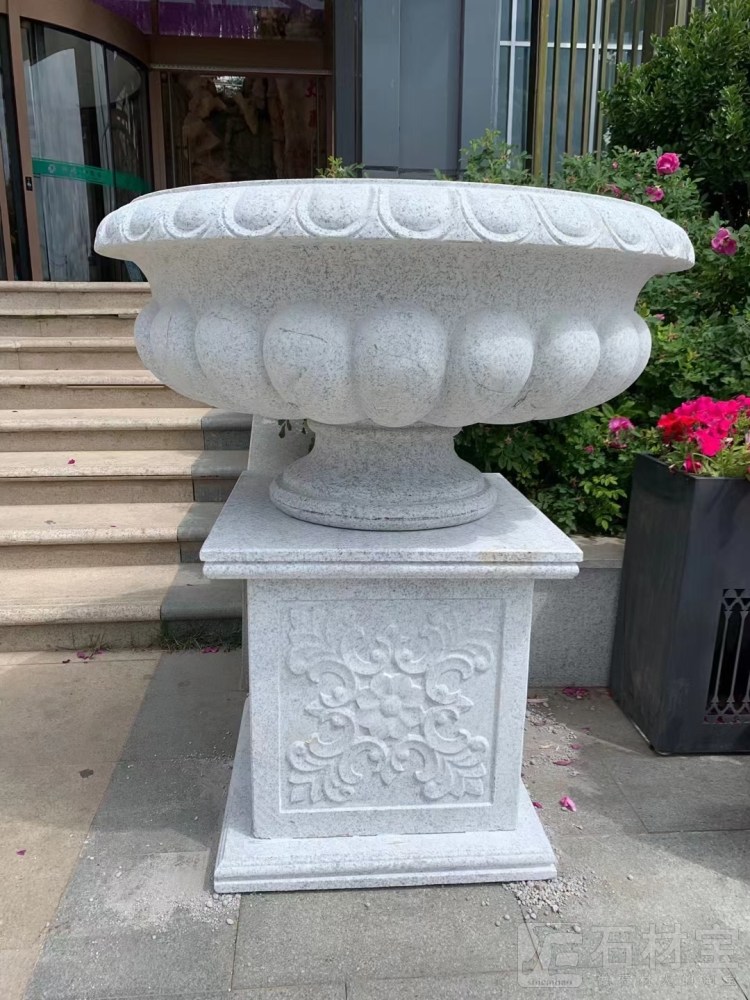 芝麻白花钵