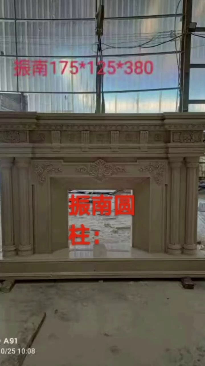 各类精品壁炉旋梯圆柱弧板雕刻联系电话