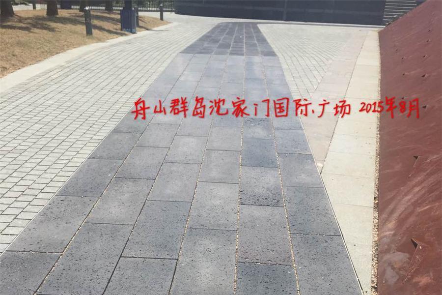 火山岩黑洞石案例