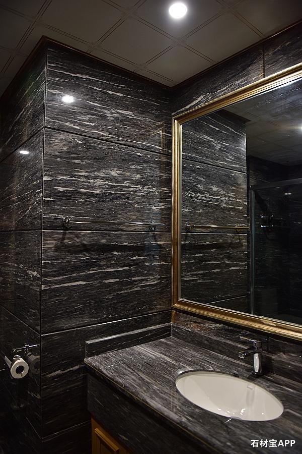 高管楼淋浴间墙面（午夜星河）