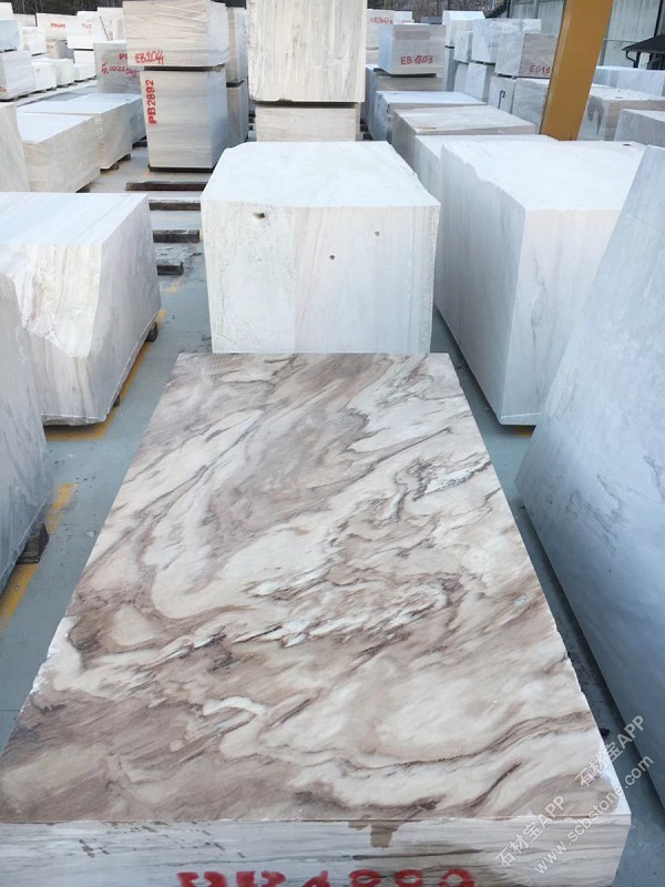 意大利白金沙荒料图