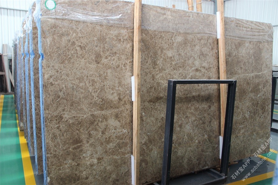 水晶浅啡大板展示