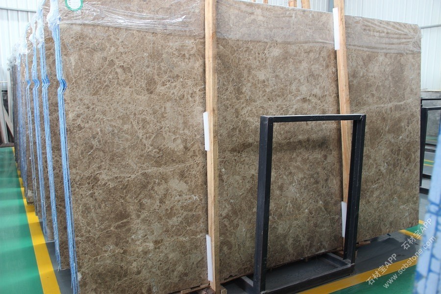 水晶浅啡大板展示