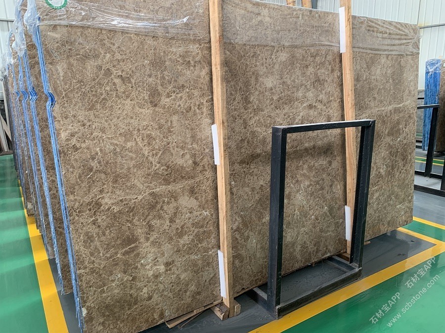 水晶浅啡大板展示