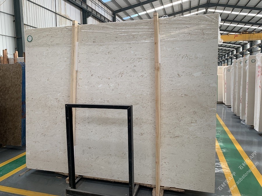 月光米黄大板展示