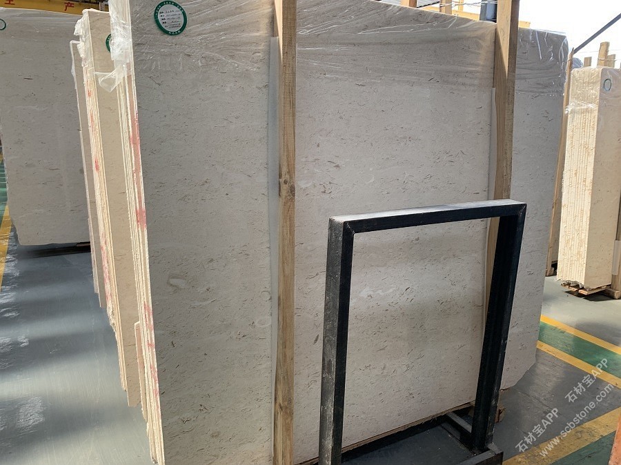 月光米黄大板展示