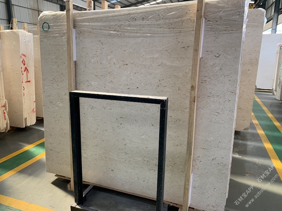 月光米黄大板展示