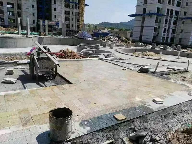 深圳前海佳兆业一期，黄锈石，这麽黑