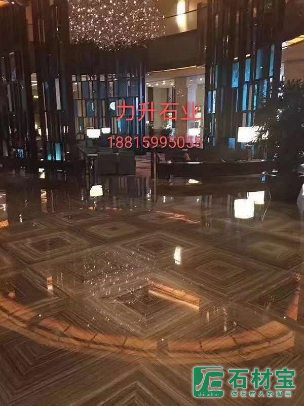 咖啡木纹工程案例