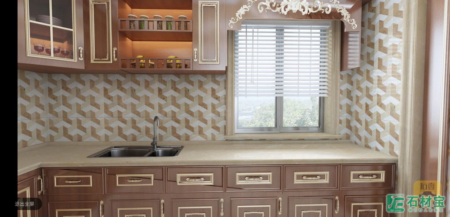 石材复合板效果图