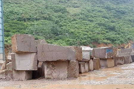 荒料堆场