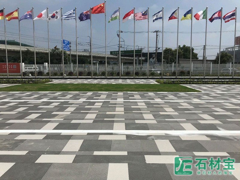 上海国际会展中心 仿石砖