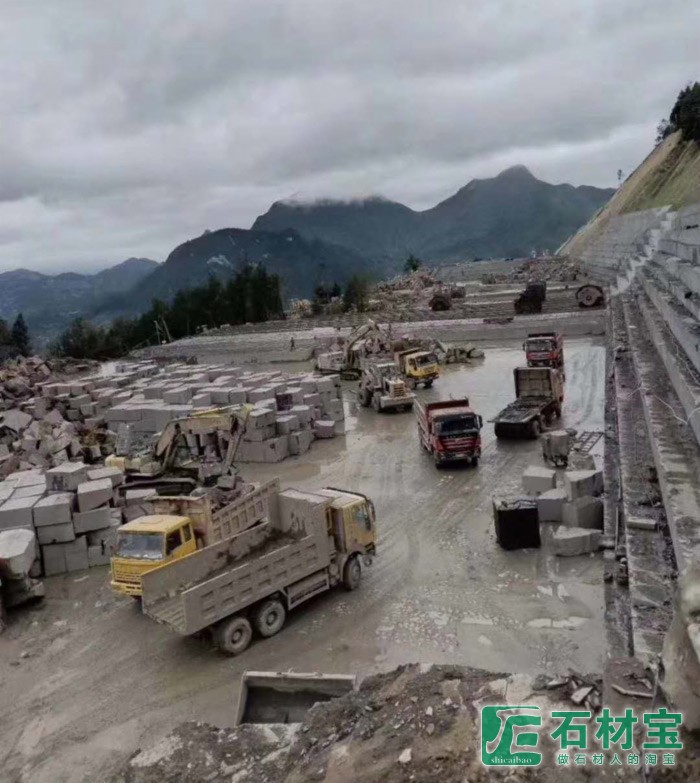中国黑石材矿山