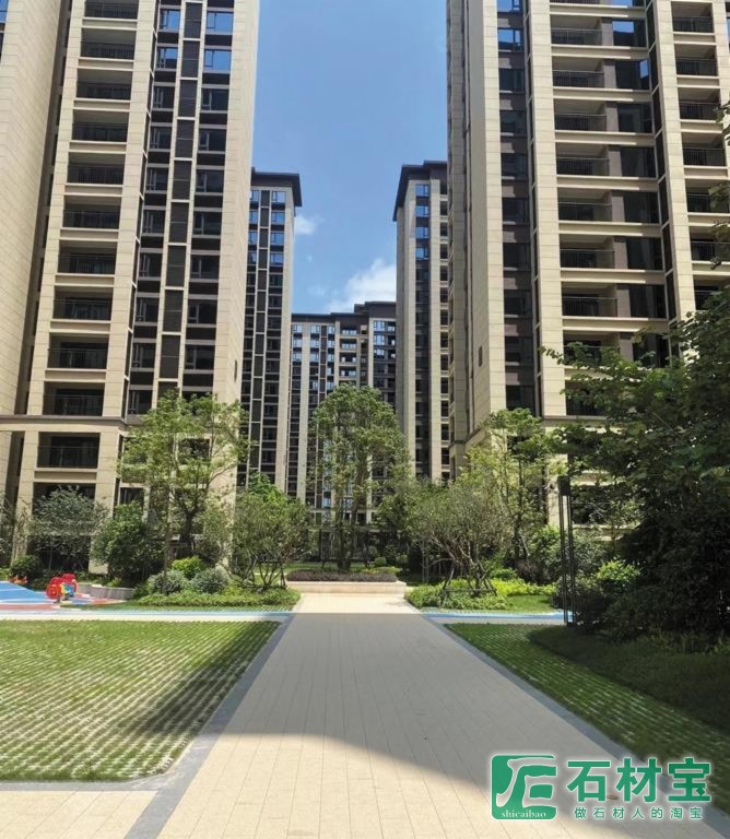 黄金麻高档小区、户外地面