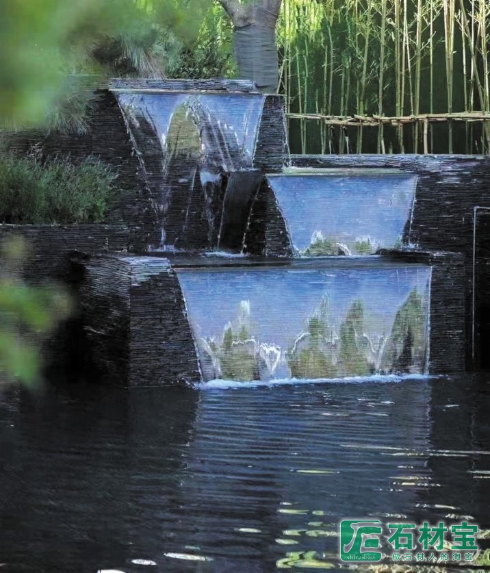 流水石景观水景应用