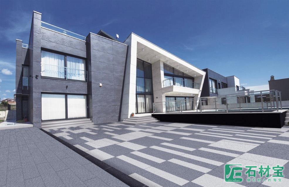 芝麻灰、芝麻白高档小区、户外地面