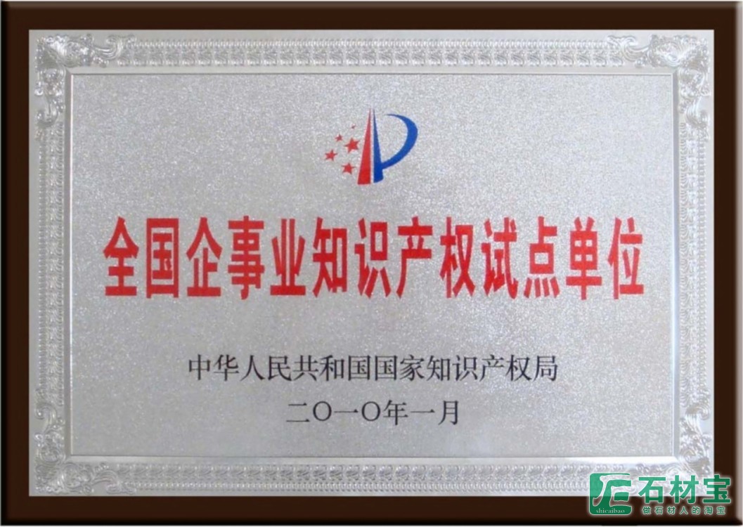 全国企事知识产权试点单位