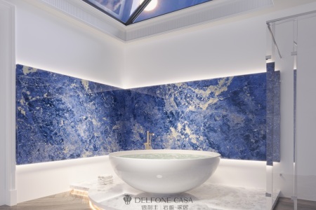卫浴-背景墙-斯里兰卡宝石蓝