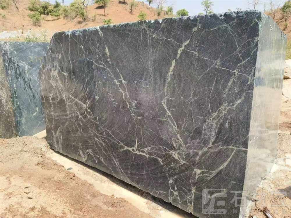 普拉达绿/大花绿荒料