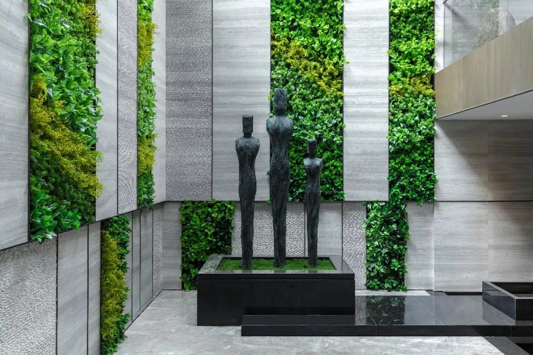 在大别墅家里种上植物墙是一种什么样的体验？