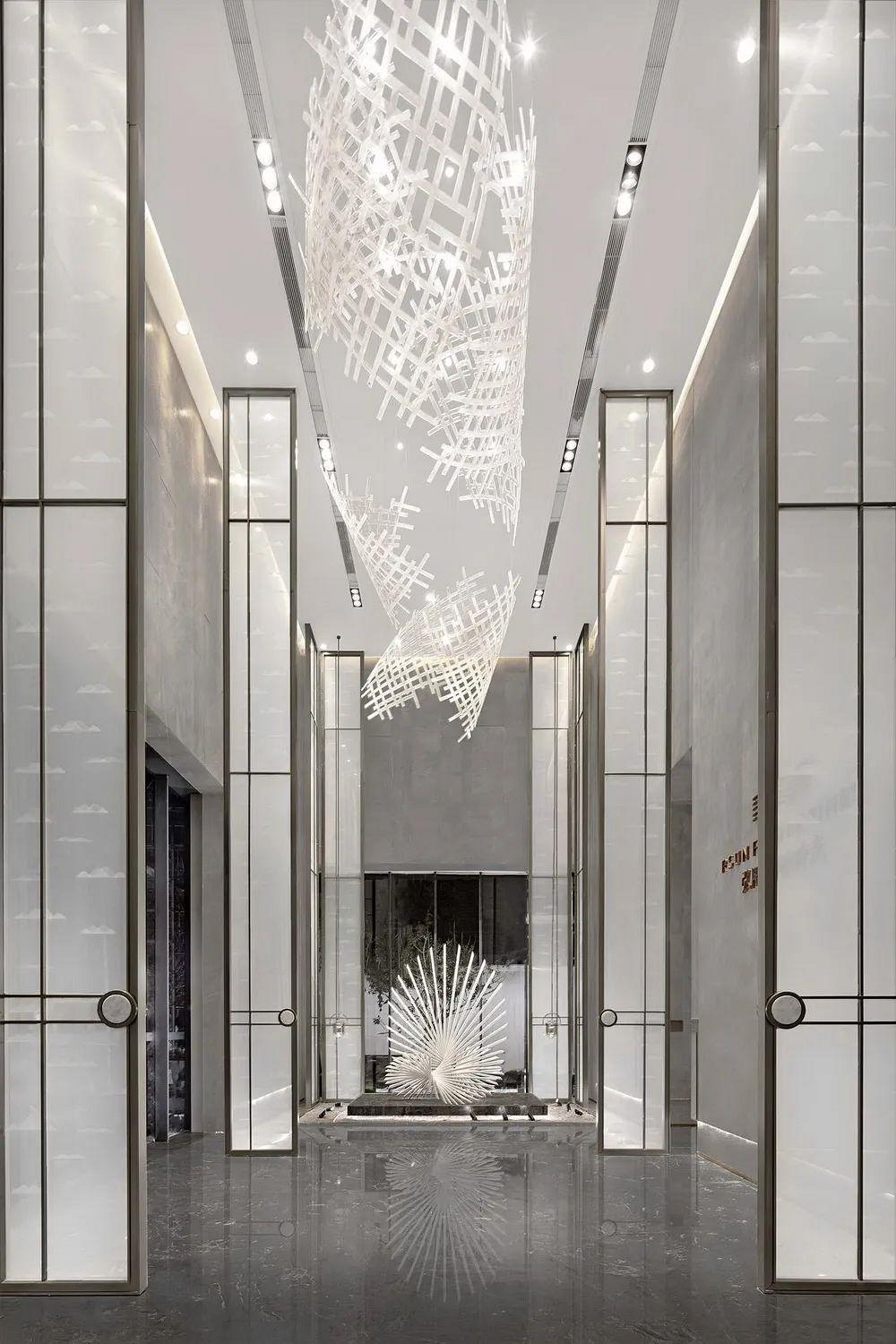 600㎡高级灰‘‘竹编文化’’售楼中心设计，演绎不一样的国际东方！ 