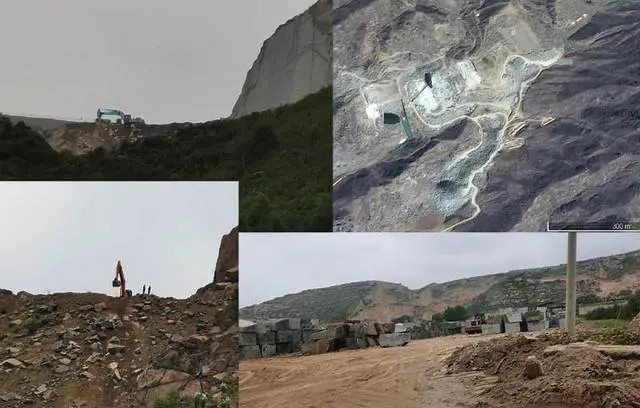 群众来信：山西省五寨县私挖滥采，石材废料露天倾倒