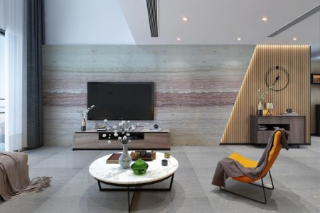 金乌木纹-金乌腾云客厅案例