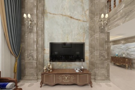 波斯灰-客厅案例