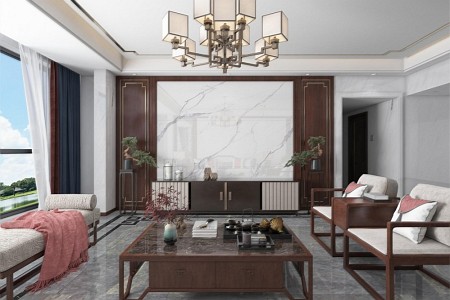 爱马仕灰-客厅案例