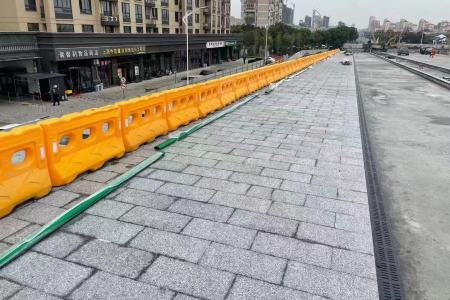 蓝水晶地铺案例
