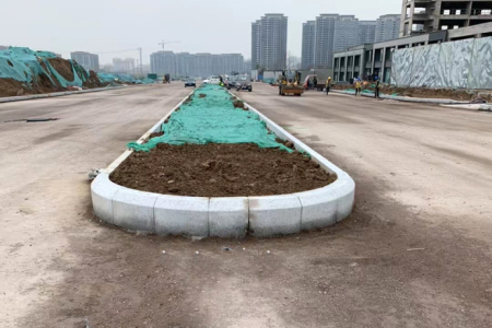 路牙石安装