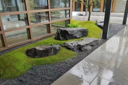 中国黑景观石