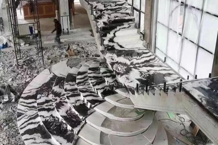 熊猫白楼梯案例