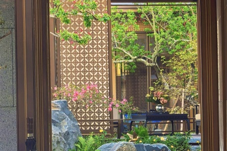 中国黑景观石案例