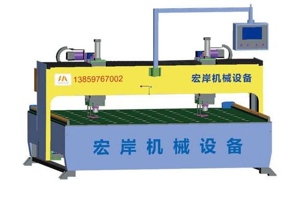 全自动双头背栓钻孔机