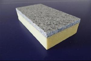 芝麻白花岗岩节能保温一体化复合板