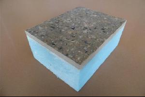 (棕色)水包水仿石漆硅酸钙板保温装饰一体化