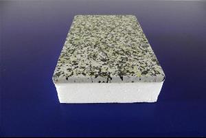 (绿色)水包水仿石漆硅酸钙板保温装饰一体化