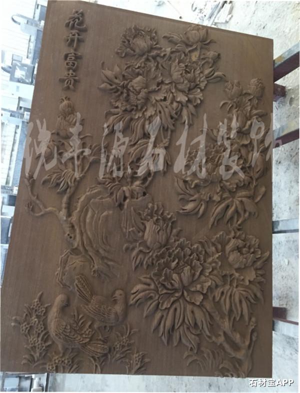花开富贵雕刻