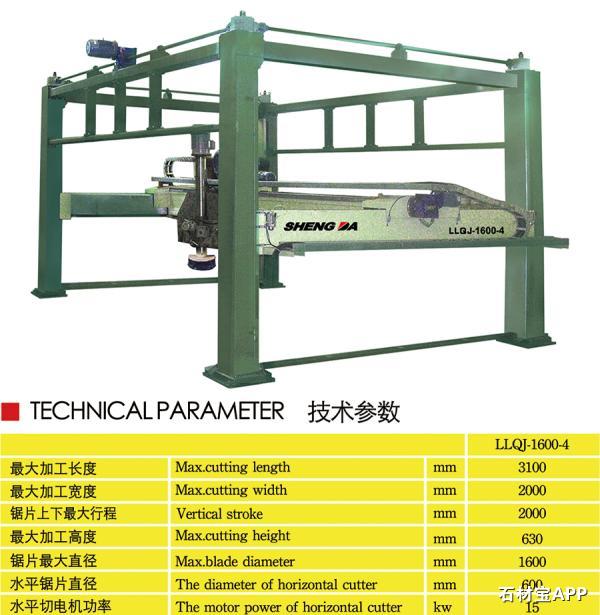 LLQJ-1600-4龙门四立柱切石机