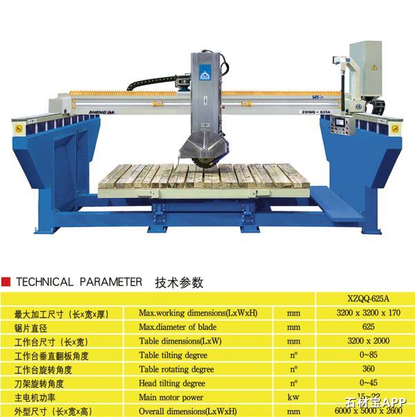 一体桥式切石机YTQQ-500