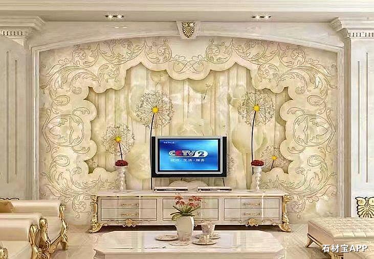 欧式背景墙05