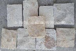 墙体石材 滚磨面石灰石 室外装饰 别墅外墙干挂石材