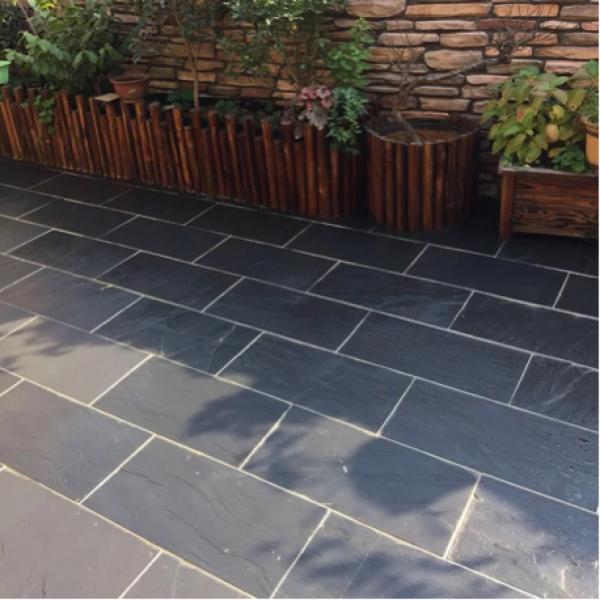 纯天然青石板室内外庭院花园地砖户外仿古文化石室外防滑地砖石材