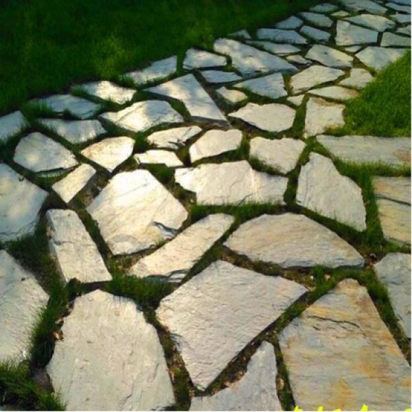 （吨位价）天然青石板绣色板岩室外户外阳台花园别墅庭院防滑地砖