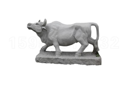 石雕牛 石头牛 石雕华尔街奋斗牛 石雕十二生肖牛动物雕塑